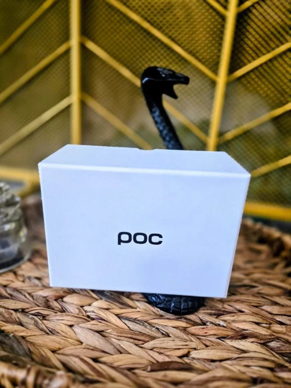 NEW POC Devour Sunglasses Brown Frame + Extra Clear Lens & Box